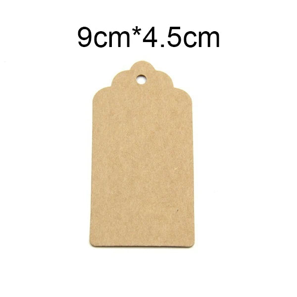 50PCS Kraft Paper Love Tags