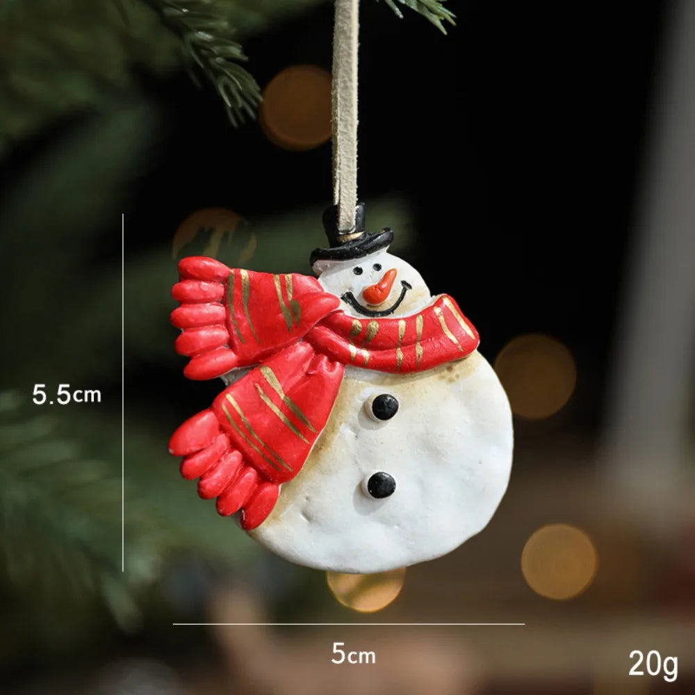 Christmas Resin Horse Pendant Ornament