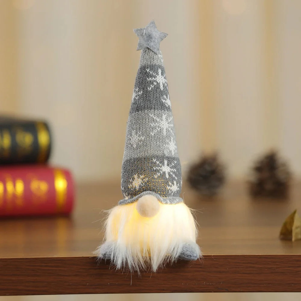 LED Christmas Gnome Doll