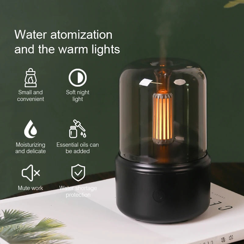 Mini USB Aroma Diffuser & Night Light