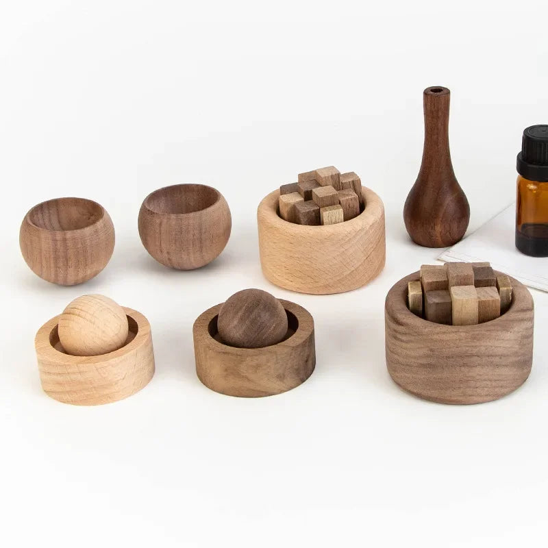 Solid Wood Aromatherapy Sphere