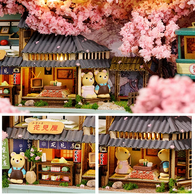 DIY Wooden Miniature Dollhouse Theatre Box