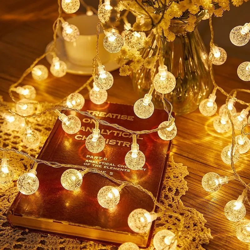 3M LED Crystal Ball String Lights