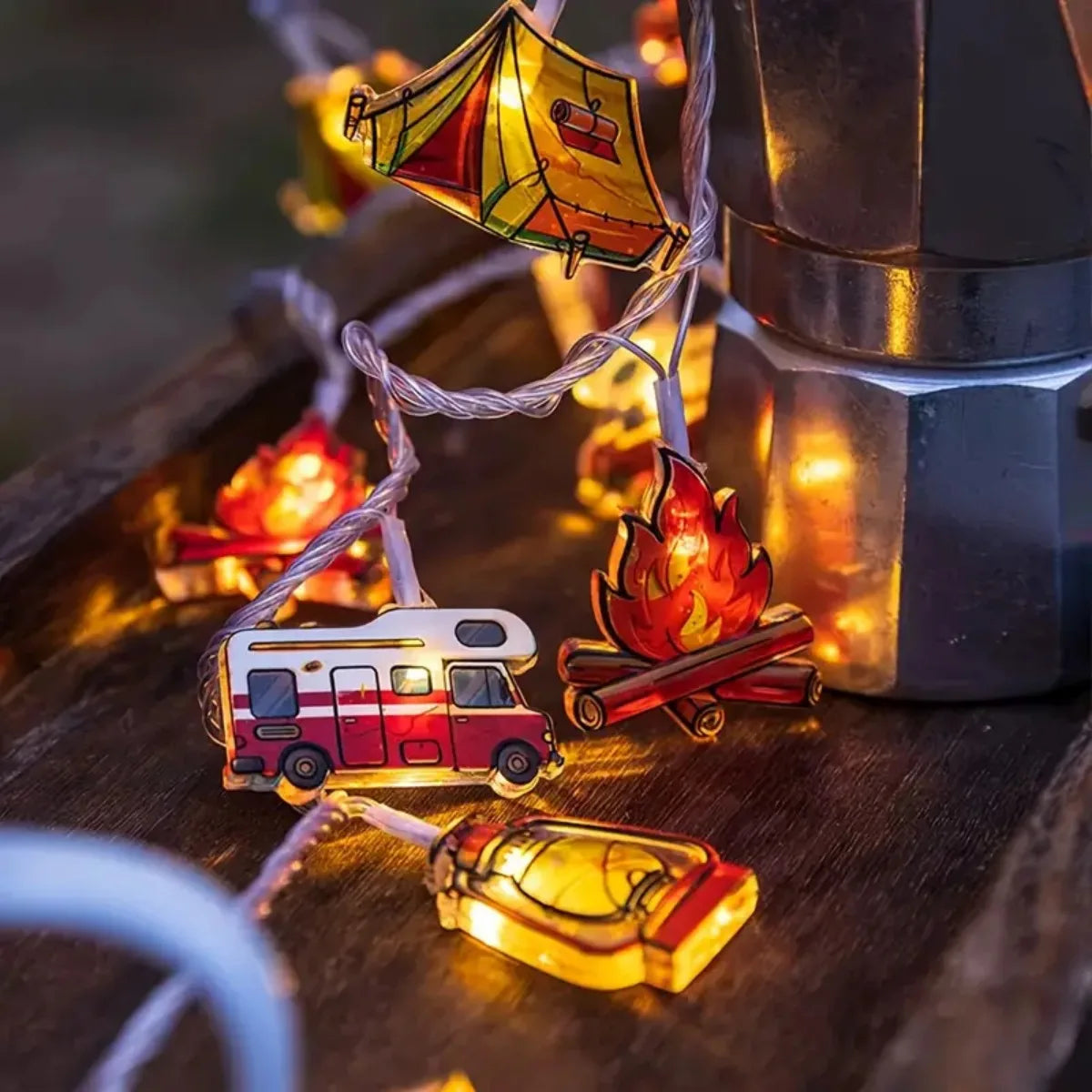 LED Camping Pattern String Lights