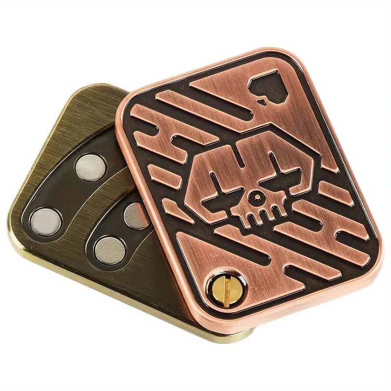 Metal Skull Push Slider Stress Relief Toy