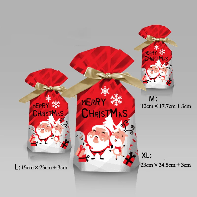Christmas Drawstring Gift Bag