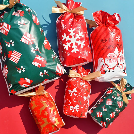 Christmas Drawstring Gift Bag