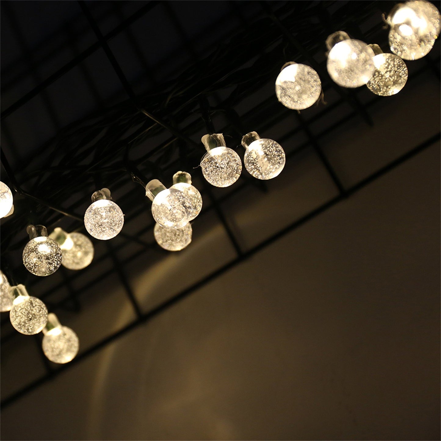 Solar Bubble Ball String Lights