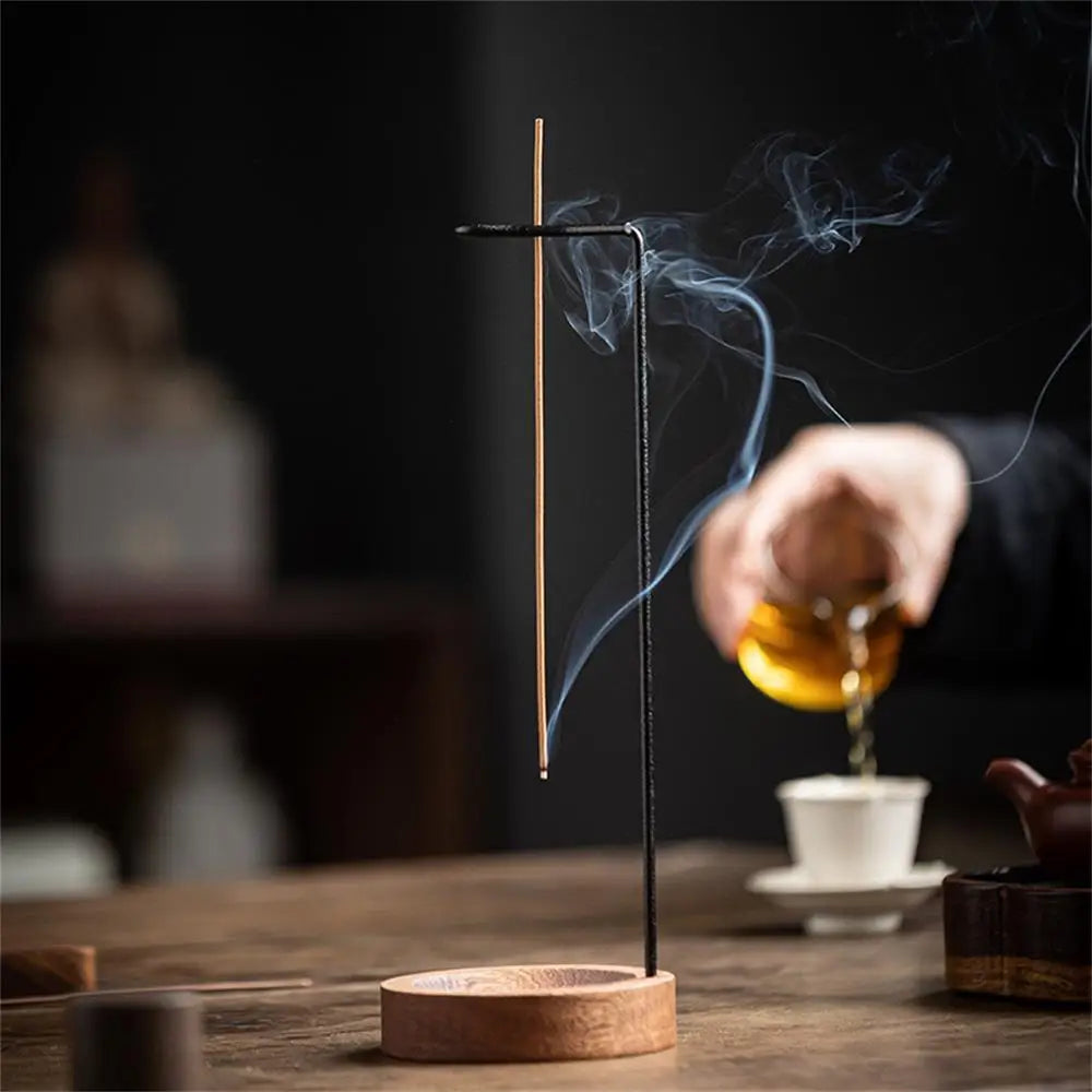 Creative Upside Down Wooden Incense Burner