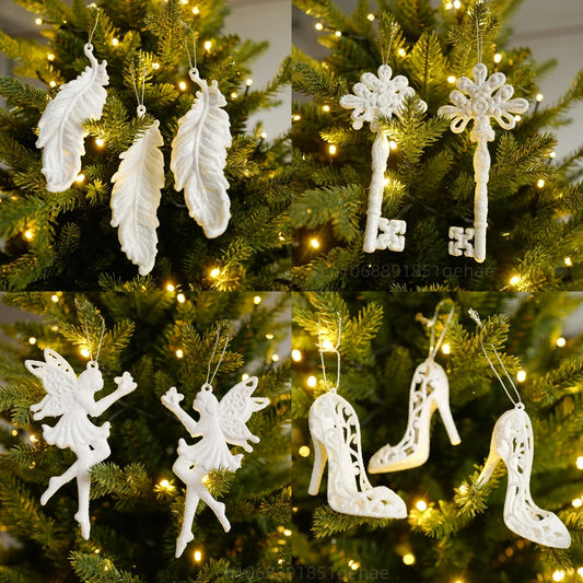 Snowflake, Angel & Deer Ornaments