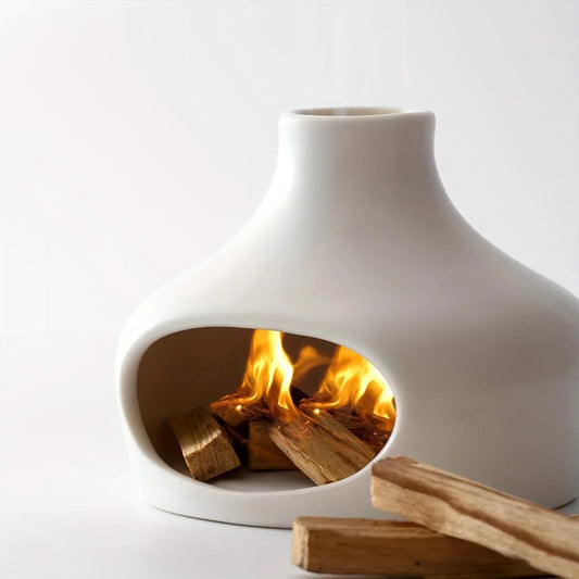 Elegant Ceramic Palo Santo & Sage Burner