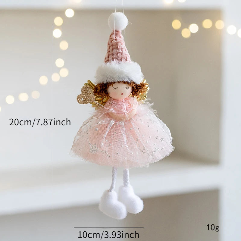 Christmas Mouse Ballet Angel Pendant