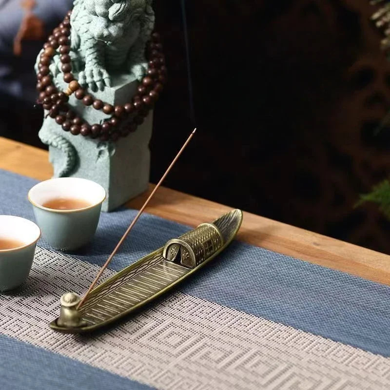 Golden Voyage Fishing Boat Incense Holder