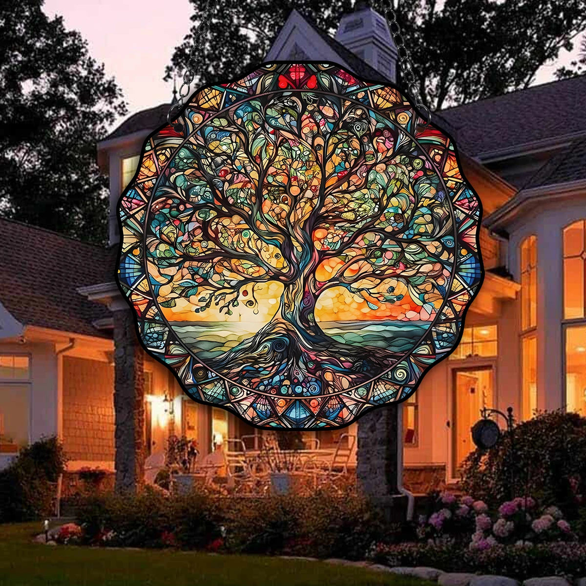 Tree of Life Acrylic Hanging Decor