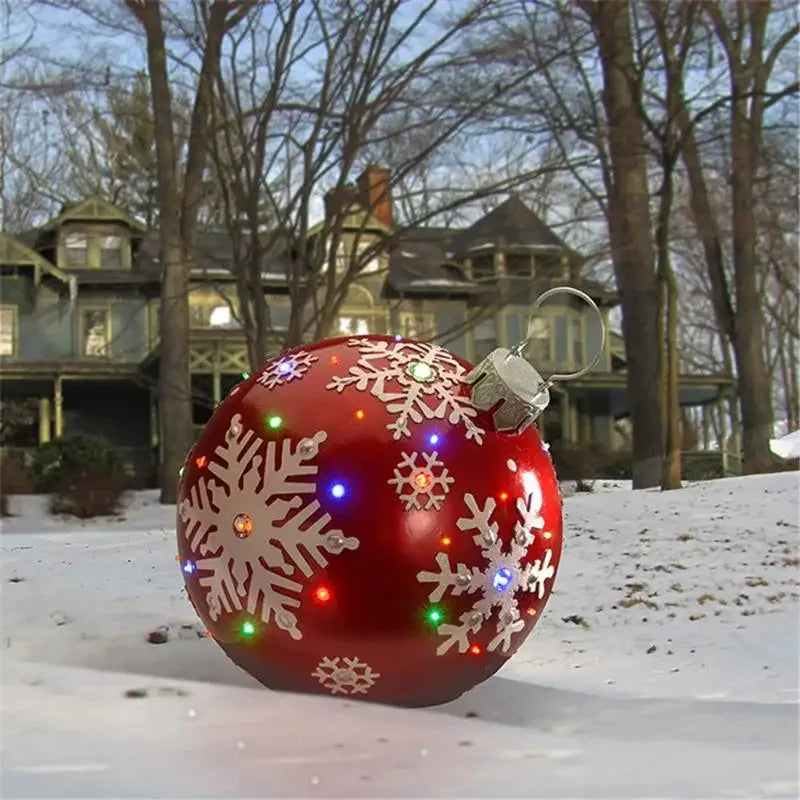 Outdoor Inflatable Christmas Ball Ornament (60cm)
