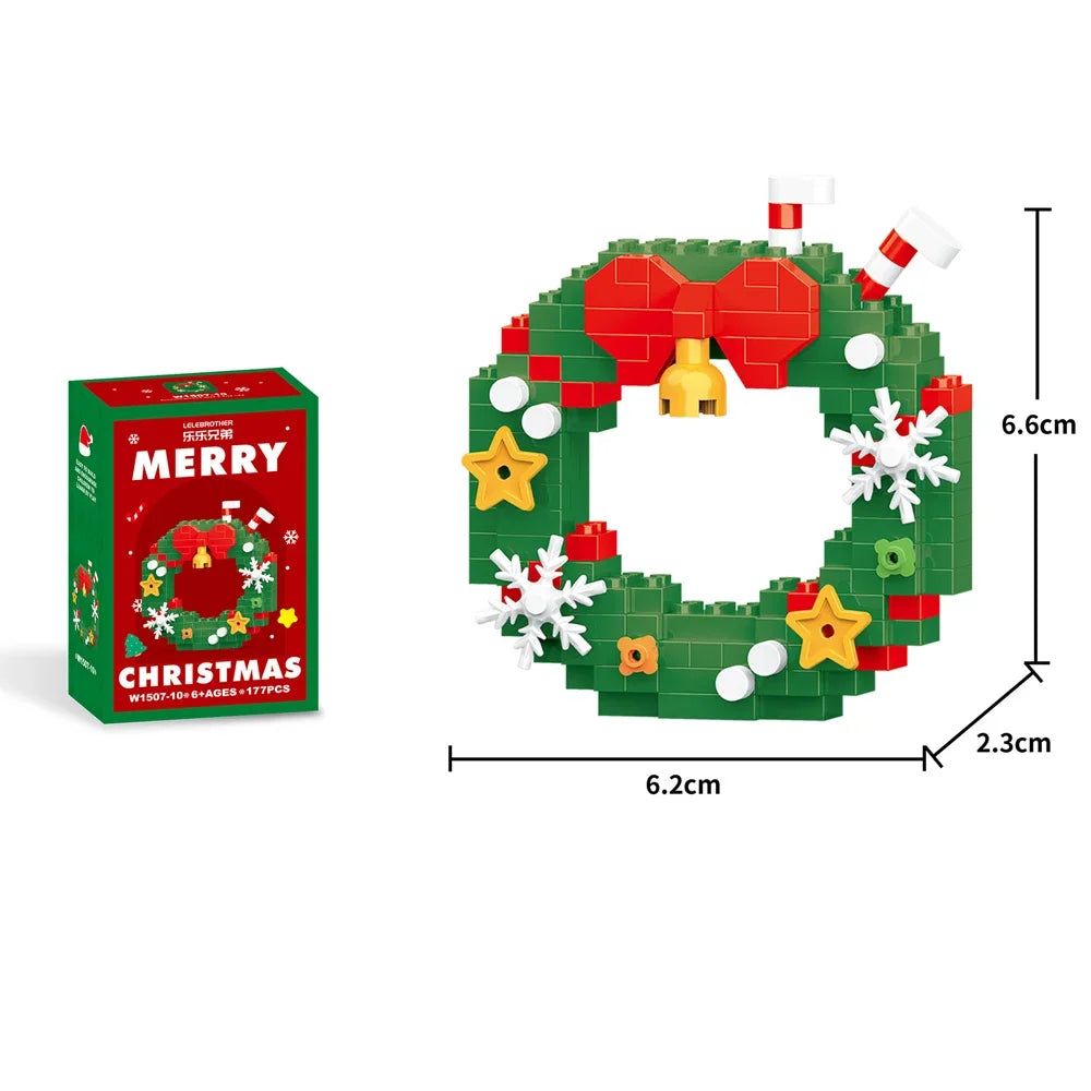 Christmas Micro Mini Building Blocks Toys