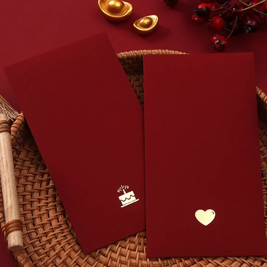 6pcs Chinese Red Envelope Set – Spring Festival Lucky Money Packets