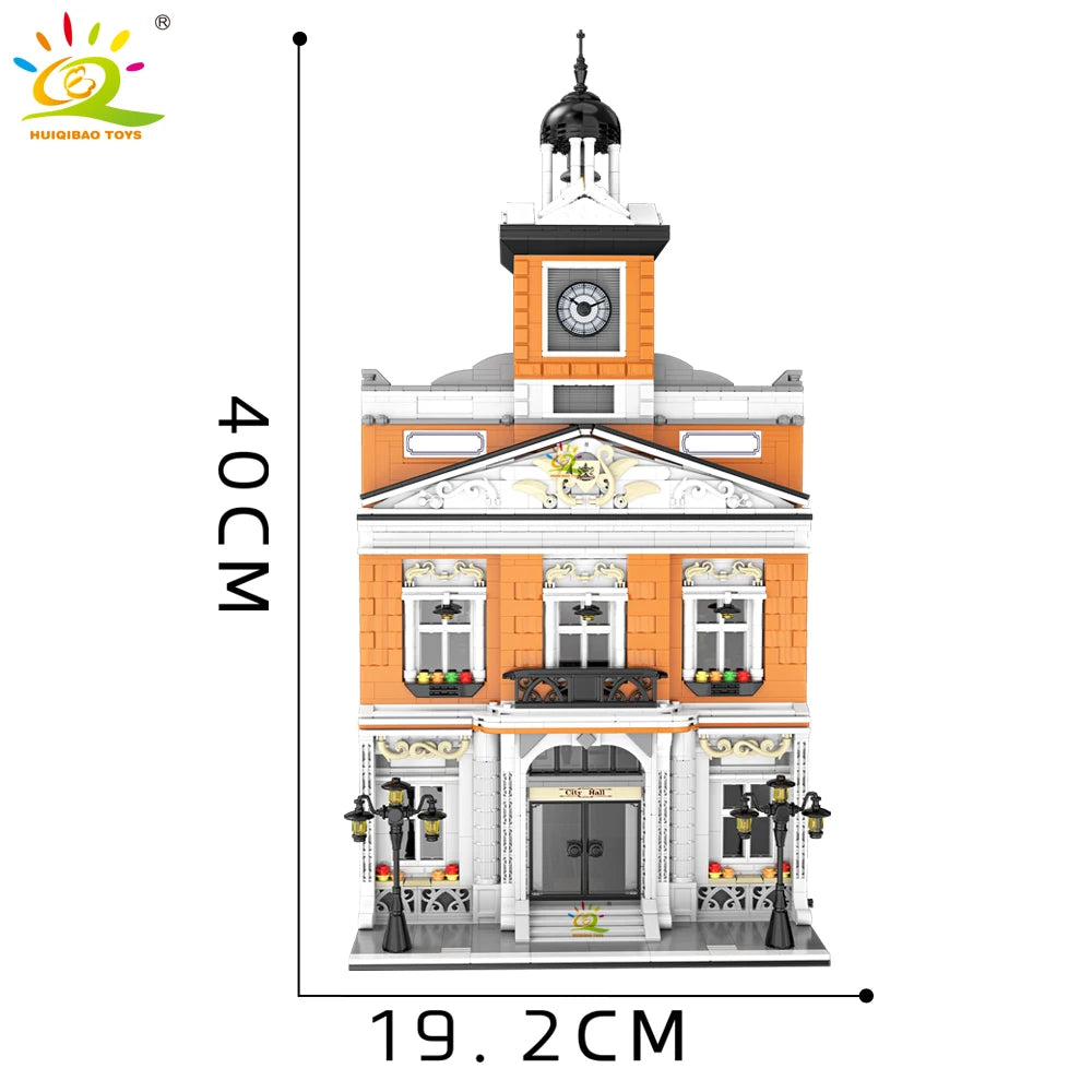 NoeluxeTM City Corner Coffee Shop Building Block Set
