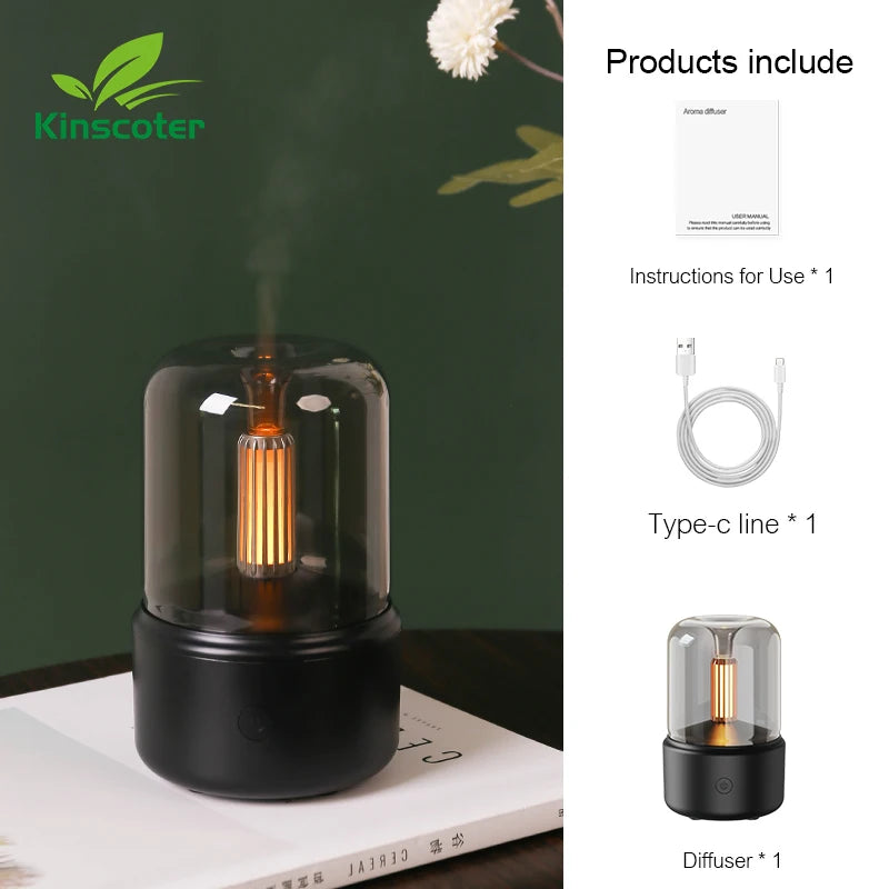 Mini USB Aroma Diffuser & Night Light