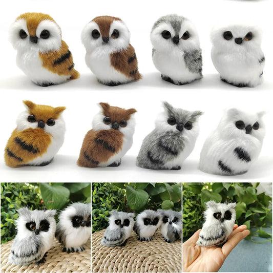 Simulation Owl Plush Ornament