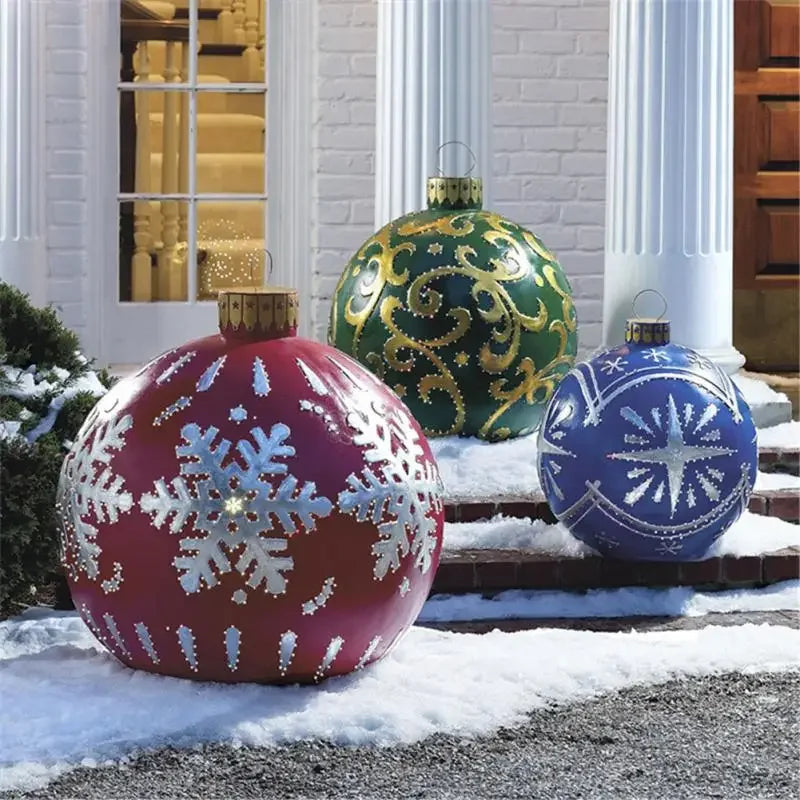 Outdoor Inflatable Christmas Ball Ornament (60cm)