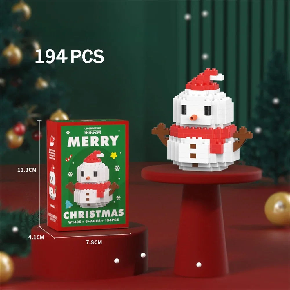 Christmas Micro Mini Building Blocks Toys