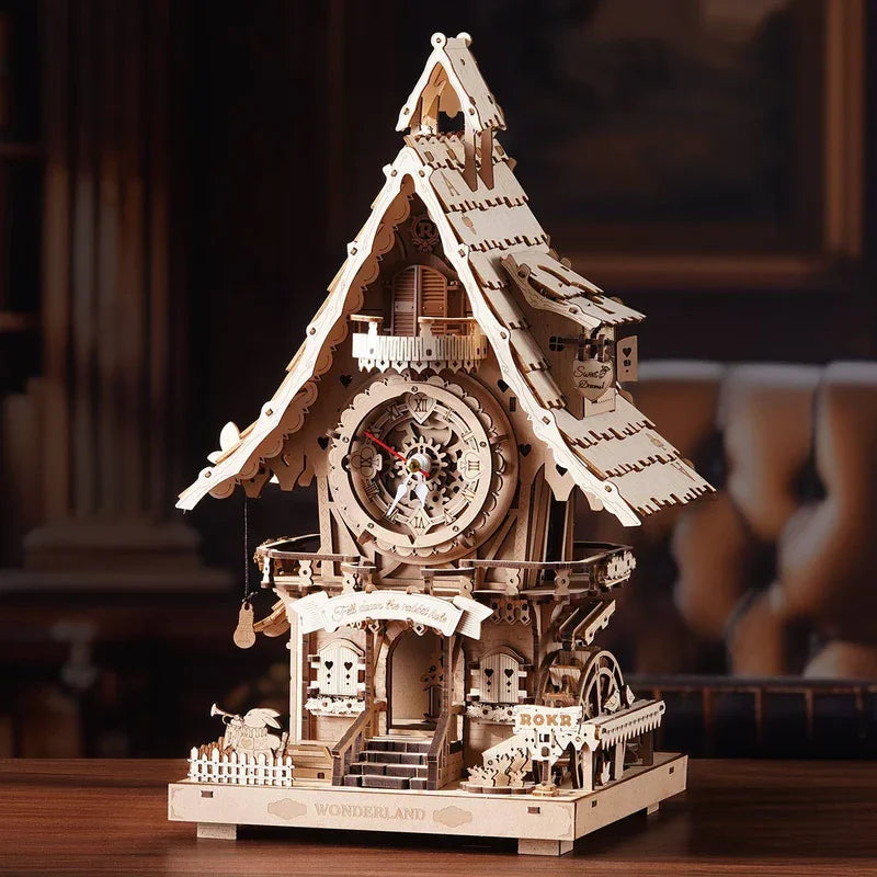NoeluxeTM Cuckoo Clock 3D Wooden Puzzle