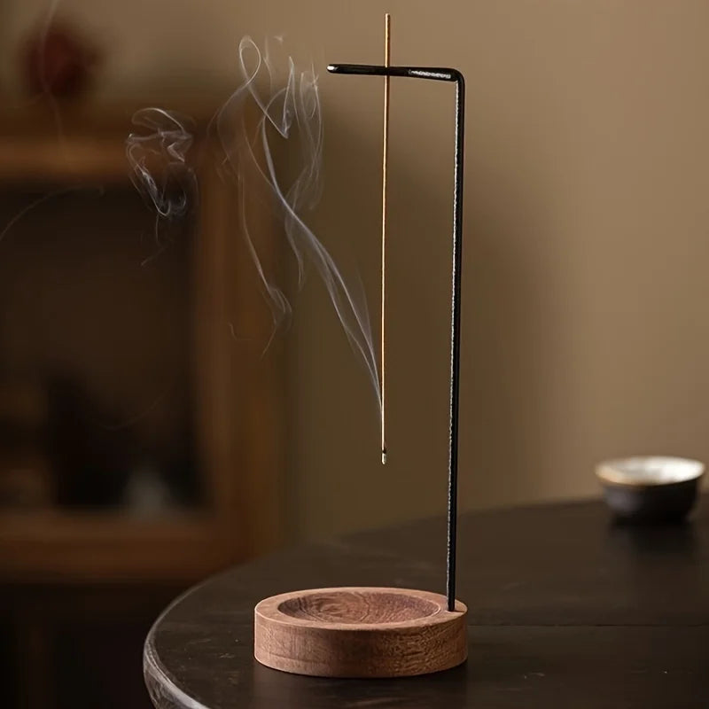 Creative Upside Down Wooden Incense Burner