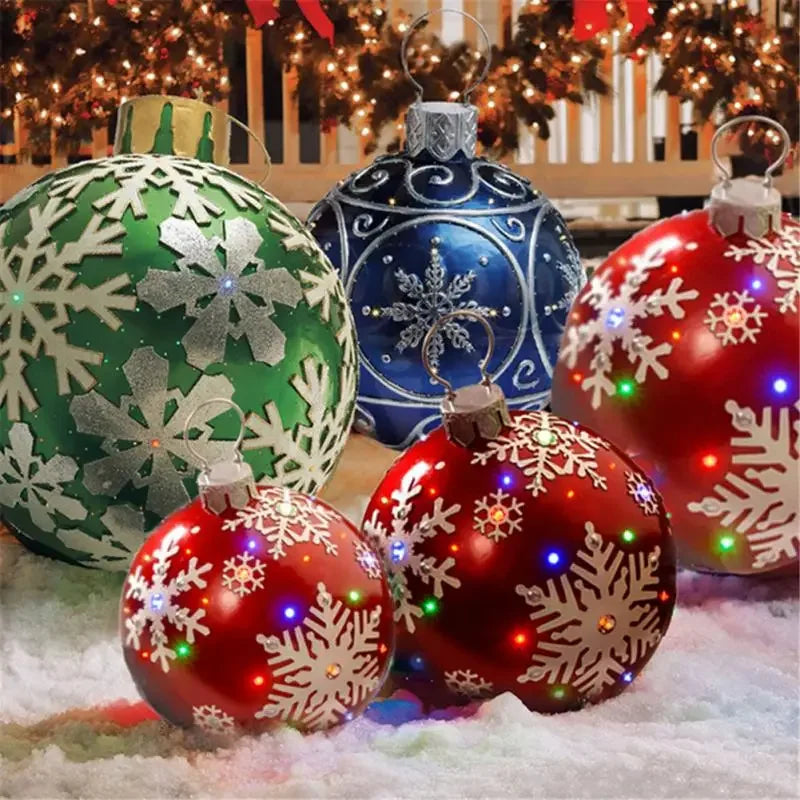 Outdoor Inflatable Christmas Ball Ornament (60cm)