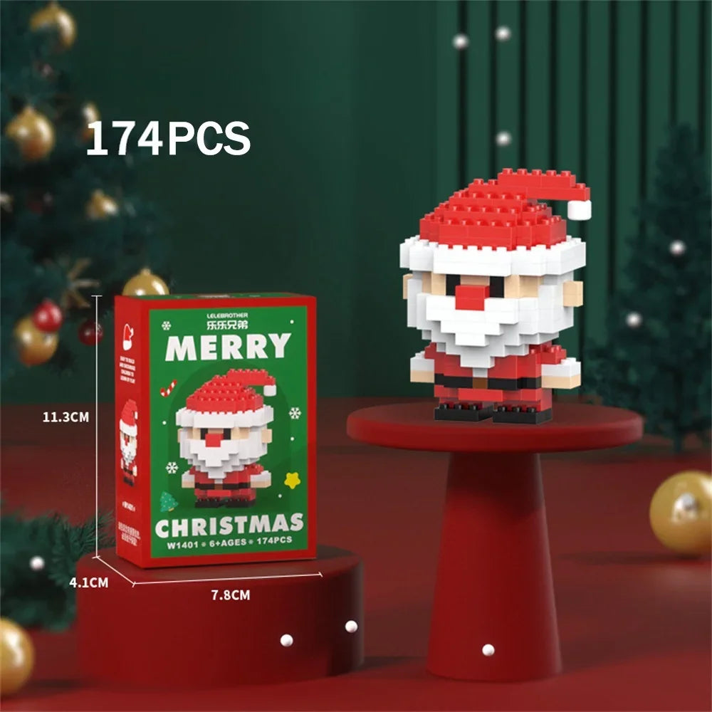 Christmas Micro Mini Building Blocks Toys