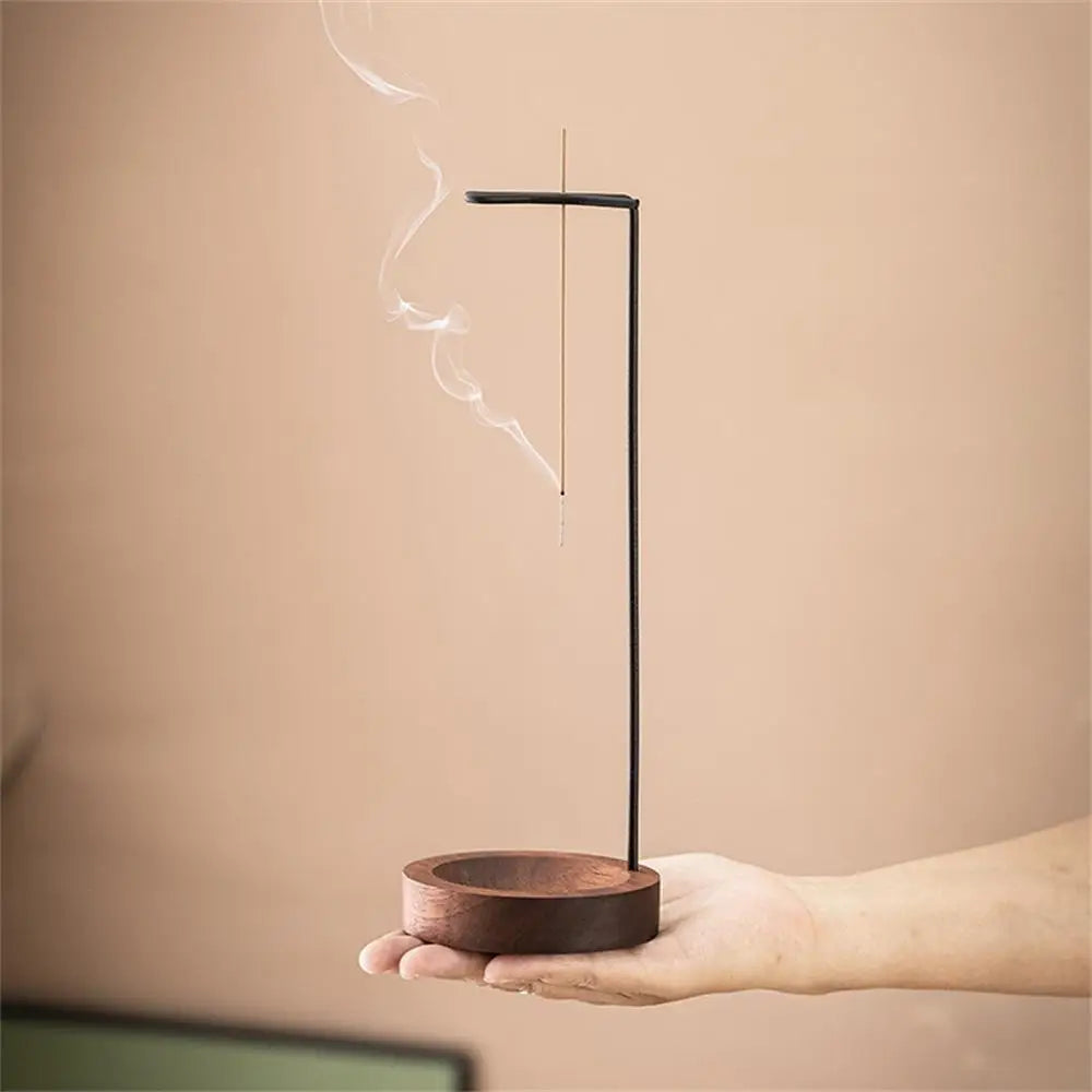 Creative Upside Down Wooden Incense Burner