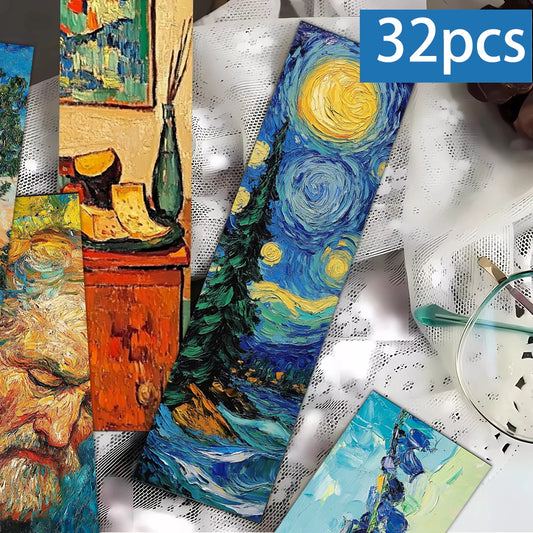 Van Gogh Art Bookmark Set (32PCS)