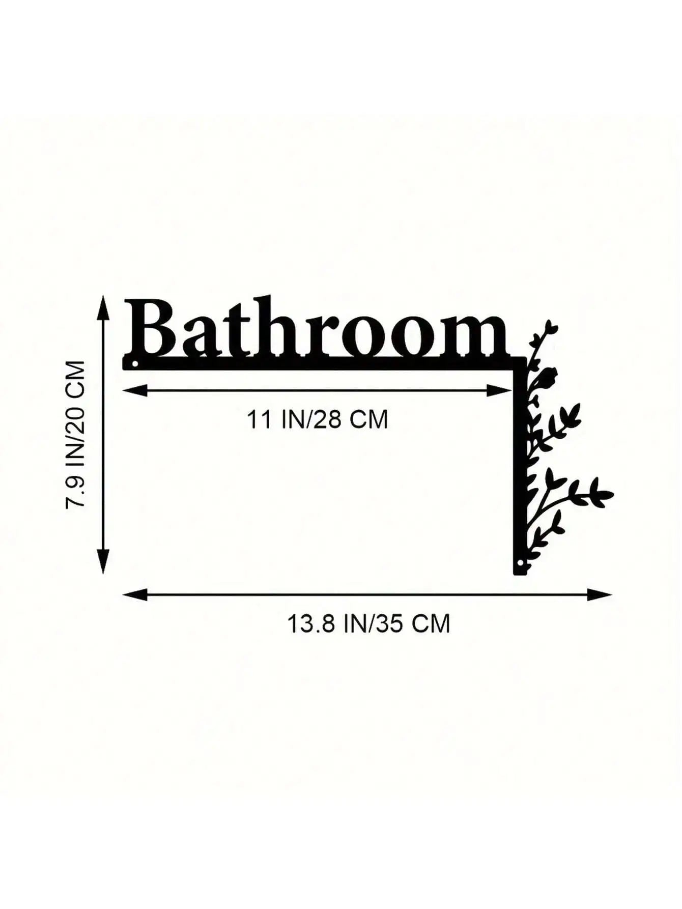 Modern Metal Door Sign