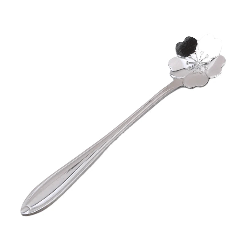 Stainless Steel Flower Spoon Set (8pcs)