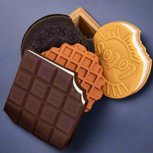 Scented Chocolate & Cookie Pocket Notepads (80 Pages/Set)