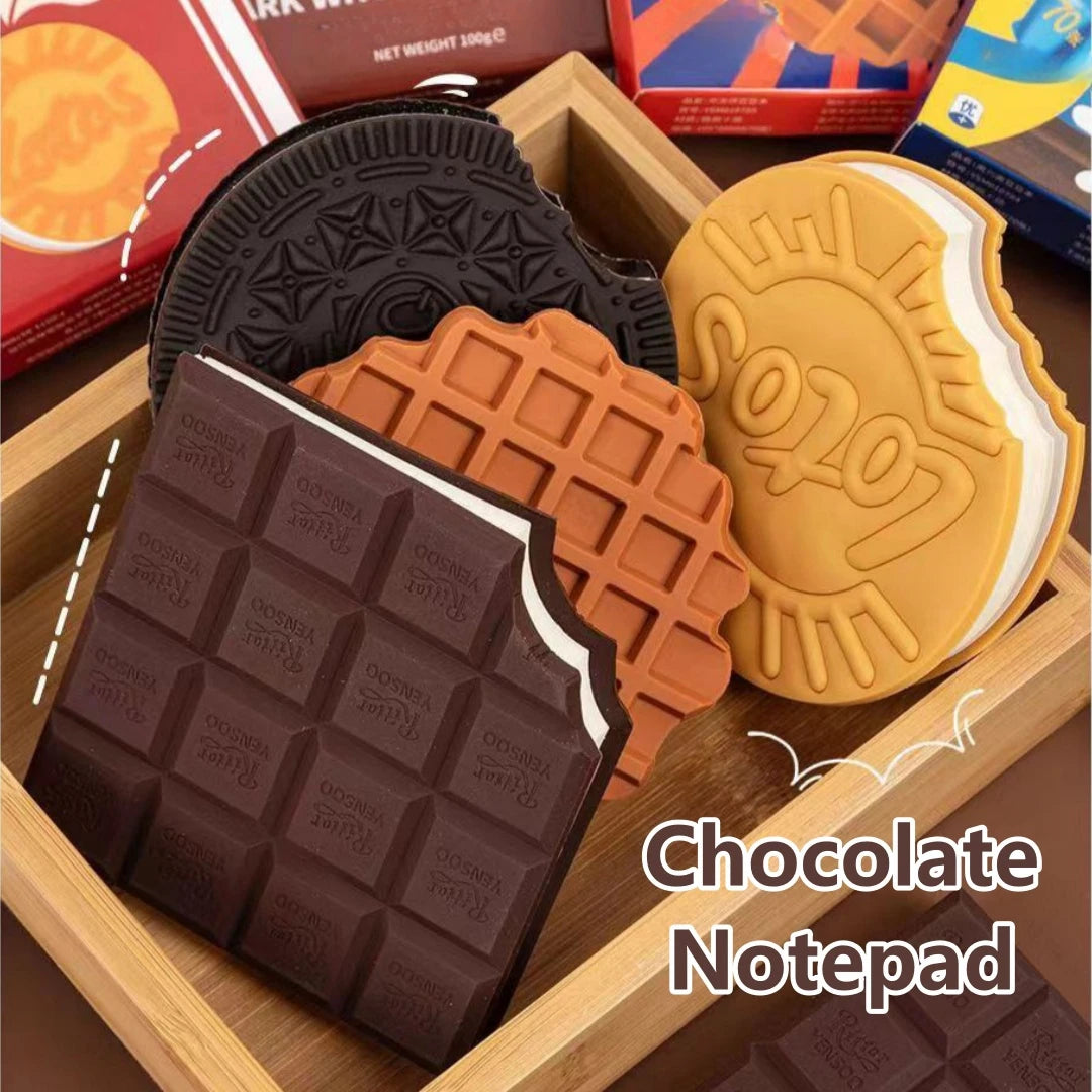 Scented Chocolate & Cookie Pocket Notepads (80 Pages/Set)