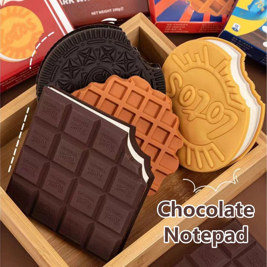Scented Chocolate & Cookie Pocket Notepads (80 Pages/Set)