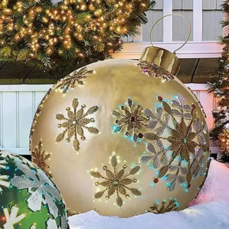 Outdoor Inflatable Christmas Ball Ornament (60cm)