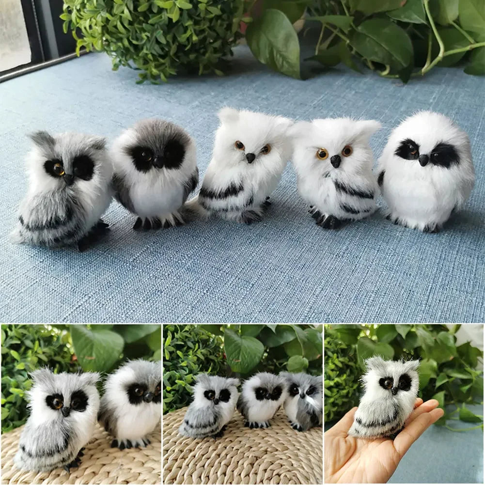 Simulation Owl Plush Ornament