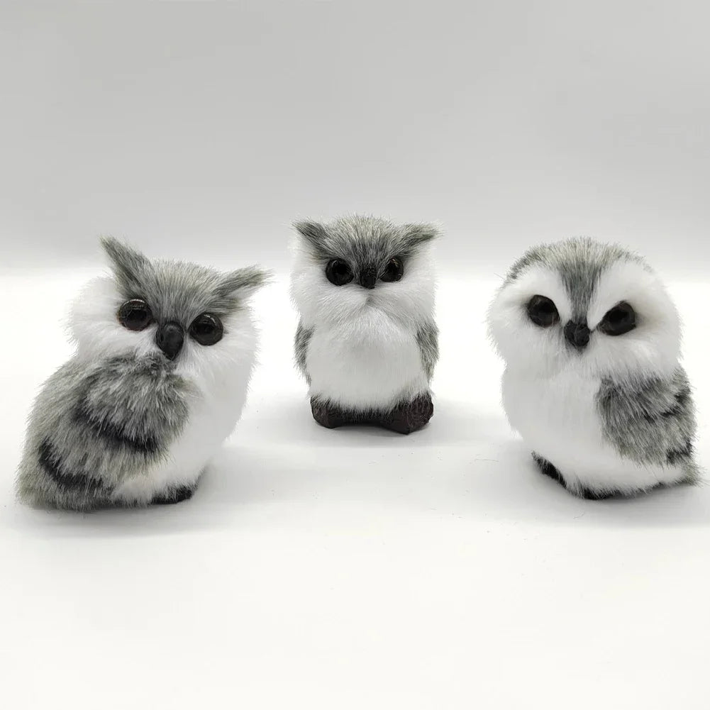 Simulation Owl Plush Ornament