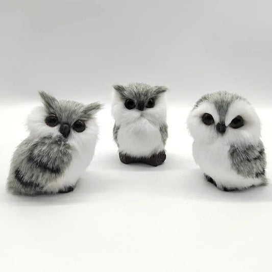 Simulation Owl Plush Ornament