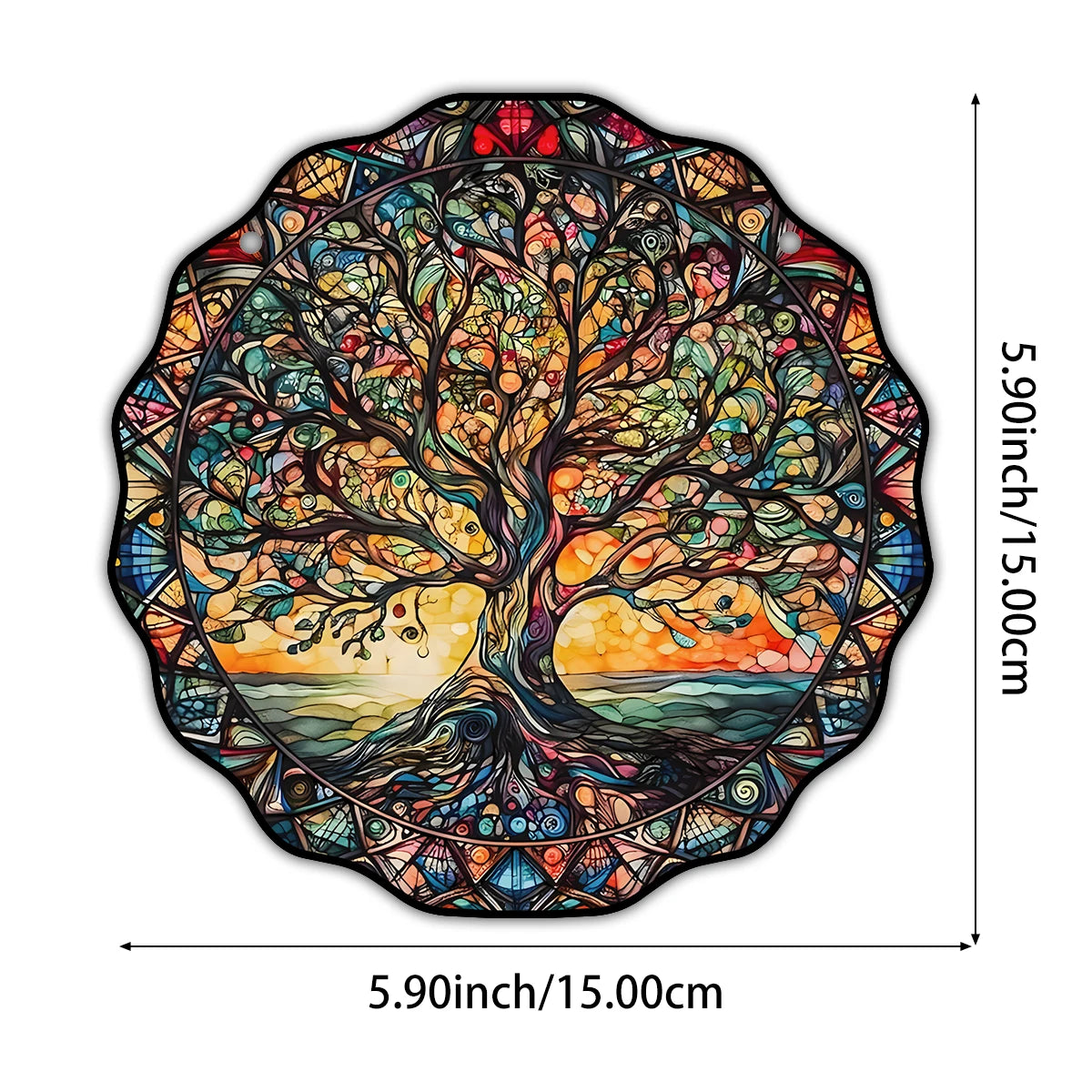 Tree of Life Acrylic Hanging Decor