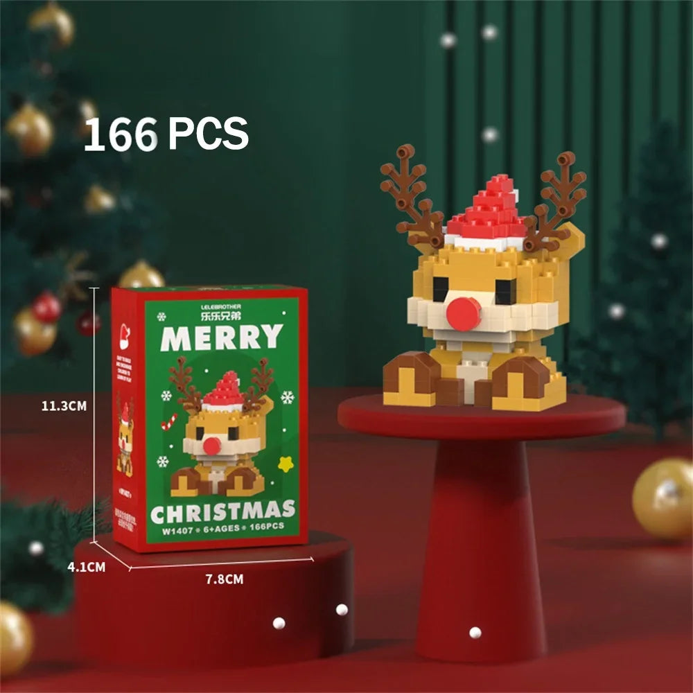 Christmas Micro Mini Building Blocks Toys