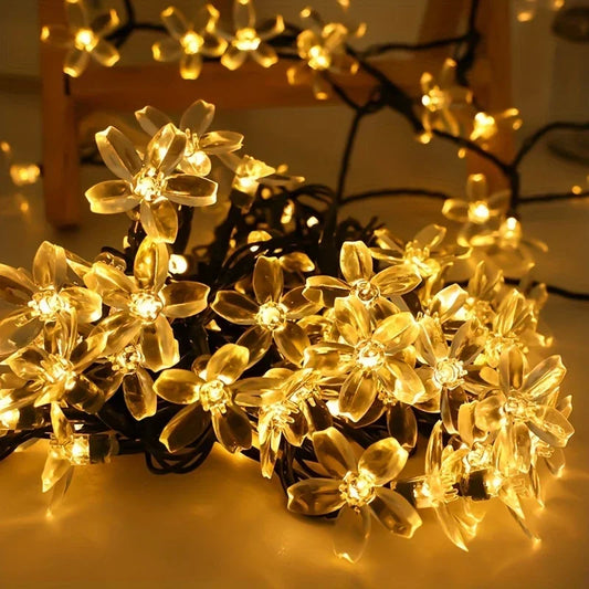 Solar Sakura String Lights