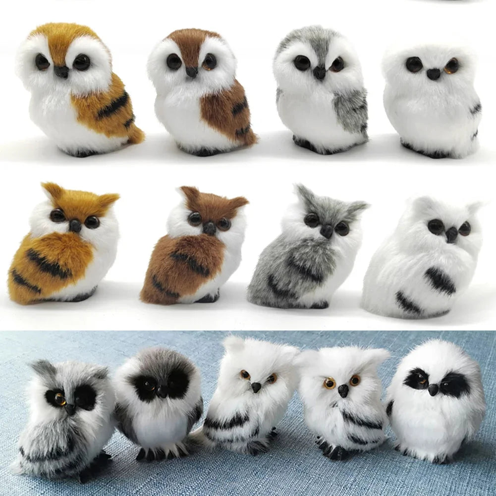 Simulation Owl Plush Ornament
