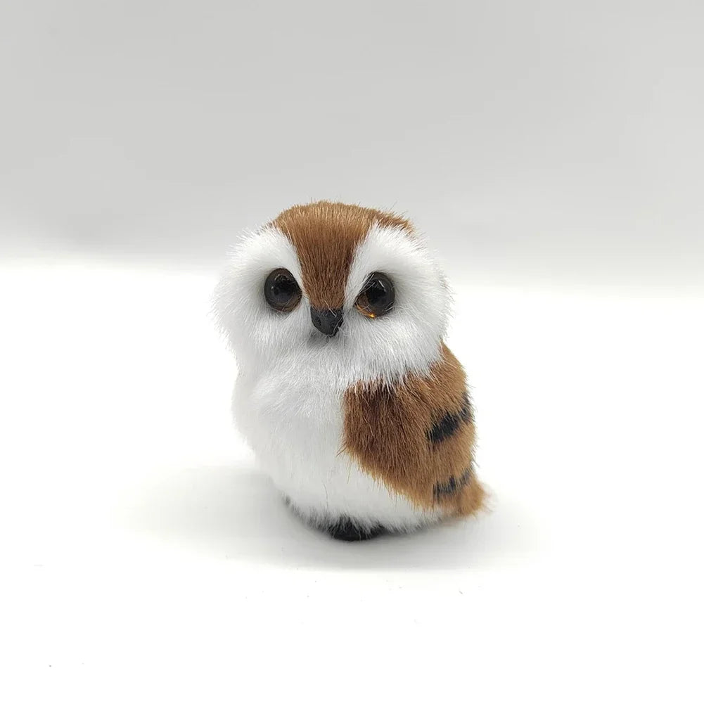 Simulation Owl Plush Ornament