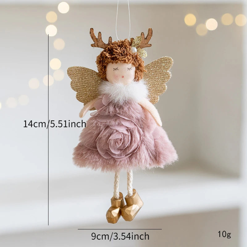 Christmas Mouse Ballet Angel Pendant