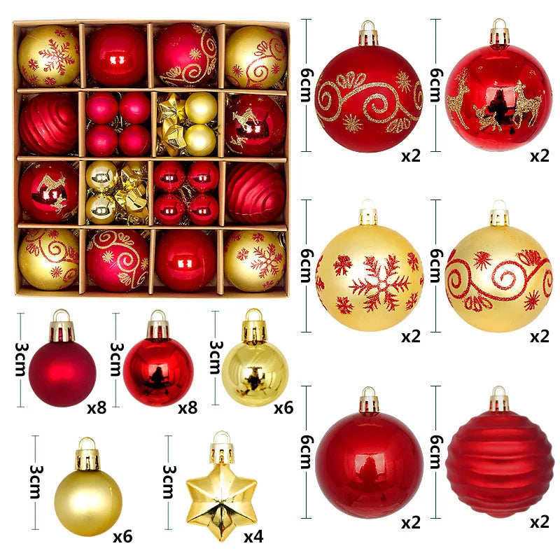Christmas Ball Ornament Set