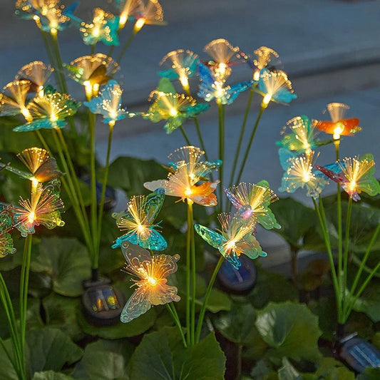 Solar Butterfly Fiber Optic Lights