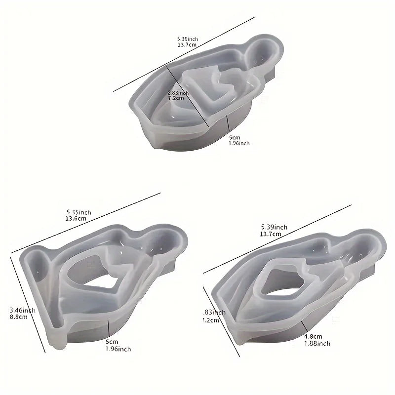 Silicone Body Art Mold Kit (3pcs Set)